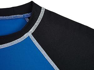 Men's UPF 50+ Rashguard Swim Tee Short Sleeve Running Shirt Swimwear Swim Hiking Workout Shirts #fathersdaygifts