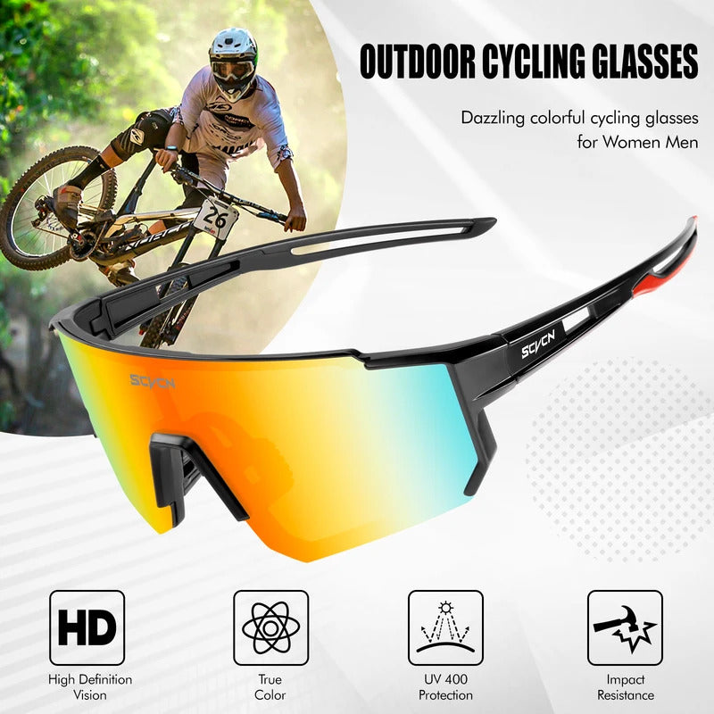 New Outdoor Cycling Sunglasses Men Road Driving Bike Glasses  Sports Mountain Climbing Women Bicycle Cycling UV400 Goggles