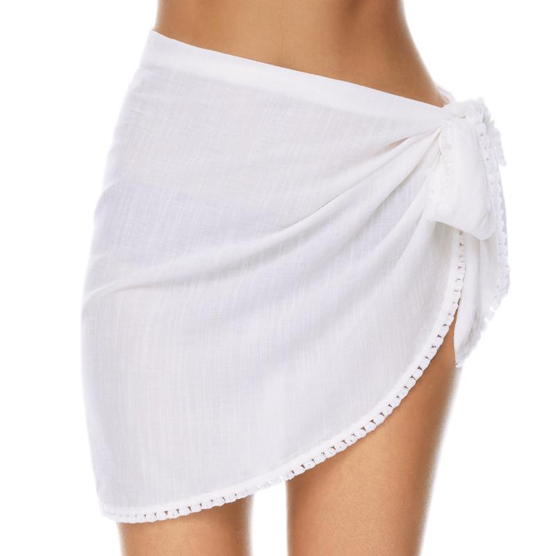 Womens Viral Sarong Skirt Cover Ups – Sarong Beach Wrap Lightweight Skirts for Swimsuit, Swimwear, Vacation From Poolside to Beach Walk (S-XXL)