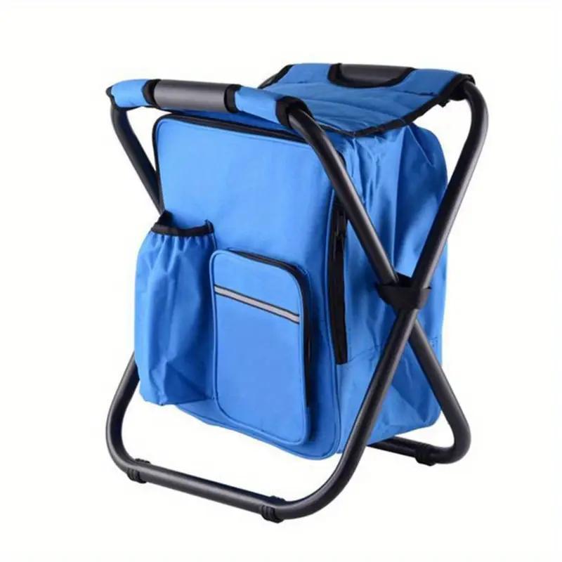 Foldable Camping Chair Backpack, Multifunctional Travel & Fishing Equipment, Outdoor Camping Furniture for Hiking, Beach & Hunting