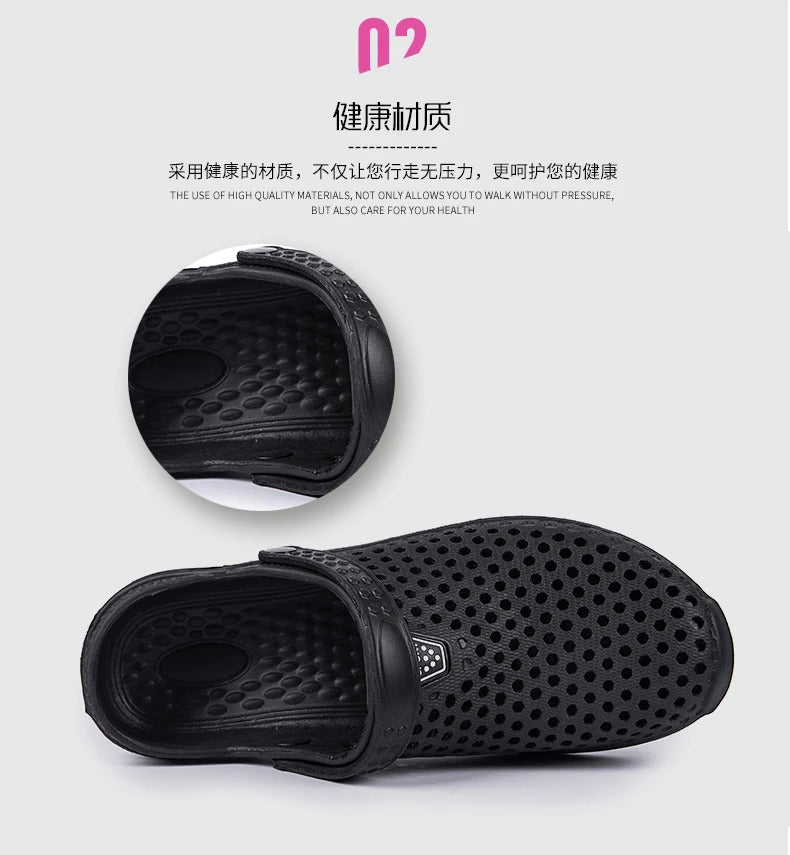 Sandals for Women Men Breathable Beach Shoes Fashion Garden Clog Aqua Shoes Trekking Wading  Size 36-45