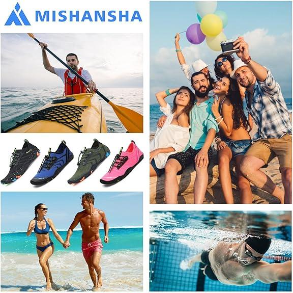 Water Shoes for Women Men Barefoot Beach Shoe Quick Dry Aqua Swim Socks for Surfing Yoga dealsforyoudays