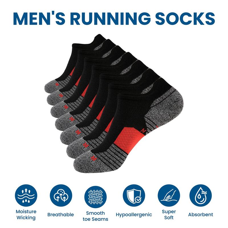 Men's Colorblock Striped Print Ankle Socks,7 Pairs ,Casual Moisture Wicking Low Cut Socks,Soft Comfy Breathable Socks for all Athletic Running