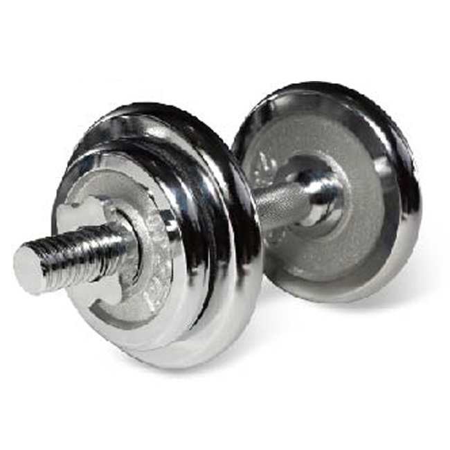 10kg Chromed Dumbbell set Adjustable for home gym workout men fitness training UV11203