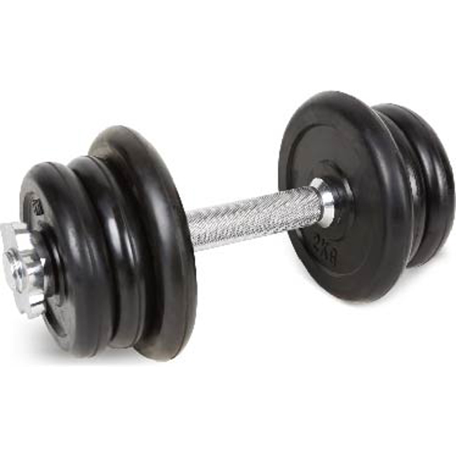 10kg Rubber Dumbbell set Adjustable for home gym workout men fitness training UV11302