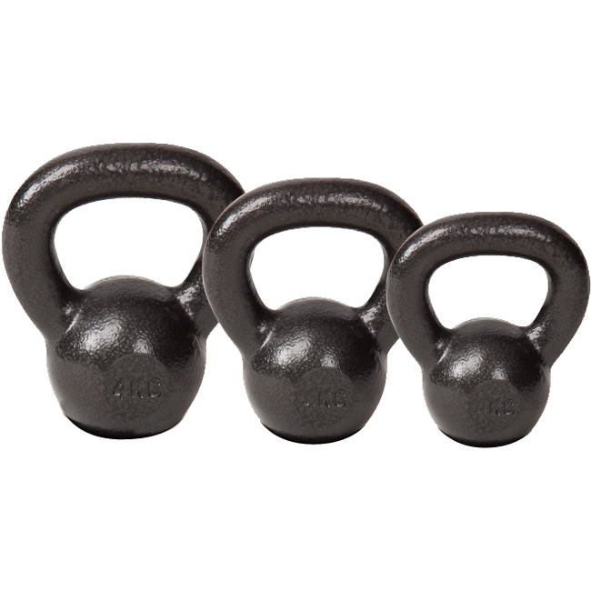 Cast Iron Kettlebells Black Painting for home weight lifting UV12501