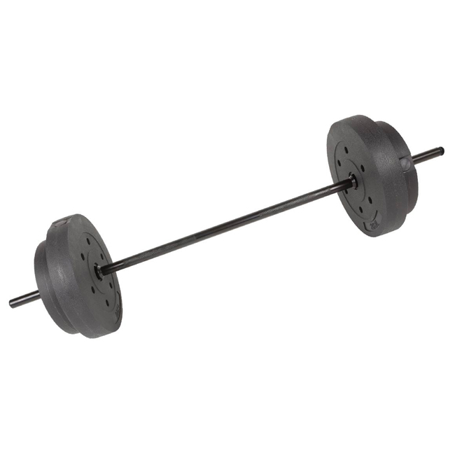 65LB Cement Concrete Barbell set for home gym weight lifting workout UV13602