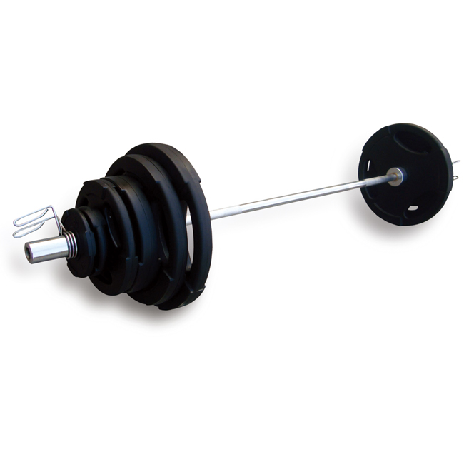 300LB PU Barbell set for gym professional weight lifting UV13706
