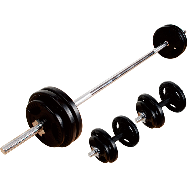 50kg Rubber Barbell Dumbbell set 2 in 1 for gym weight lifting UV13805