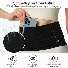 Elastic Sports Waist Bag Pack Running Race Number Belt Triathlon Marathon Race Cycling Mountaineering Phone Waist Bag