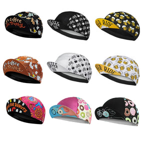 Coffee Ride and Beer Ride Cycling Hat Funny Road Bicycle Cap Donut Bike Headwear Men and Women Gorra Ciclismo