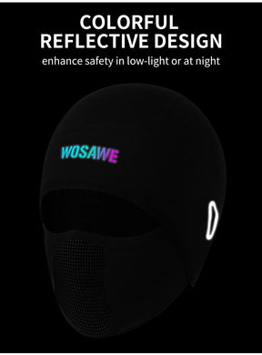 WOSAWE Sports Helmet Liner Ice Silk Hat Breathable Windproof Sports Balaclava Summer Headwear Motorcross Face Mask Cycling Cap