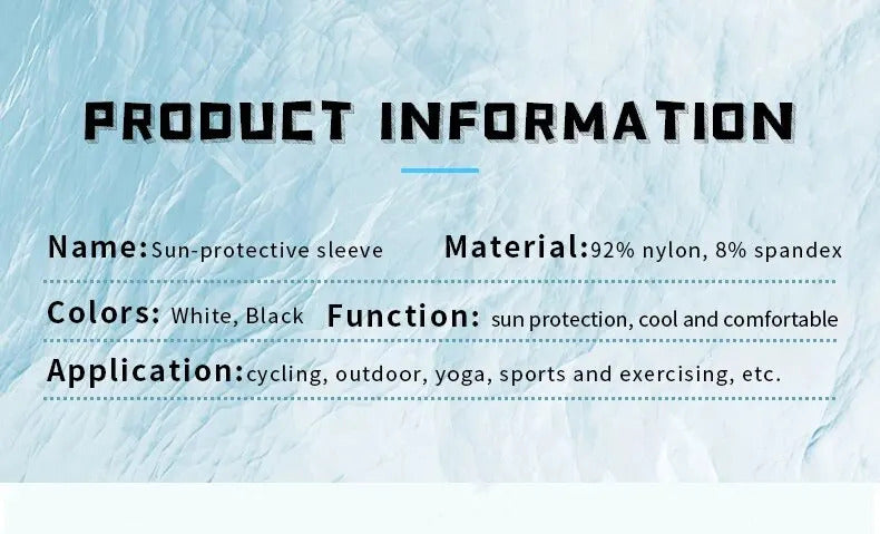 4 Pairs Cycling Arm Summer Ice Cloth Cycling Sleeves Sun Protection Unisex Breathable Running Volleyball Sleeves Outdoor