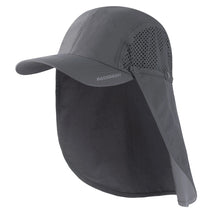 50+ Foldable Fishing Hat Baseball Cap with Removable Neck Flap Portable for Men Women Golf Hiking