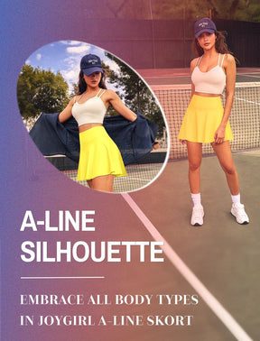 Women's Tennis Solid Pocket High Waist Athletic Skirt Pleated Golf Skorts with Pockets High Waisted Workout Running Casual Girl Skirts