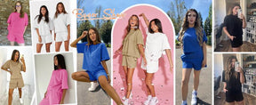 Womens 2 Piece Outfits Oversized Cropped Sweatshirt and High Waist Running Shorts Tracksuit Sets tracksuits men