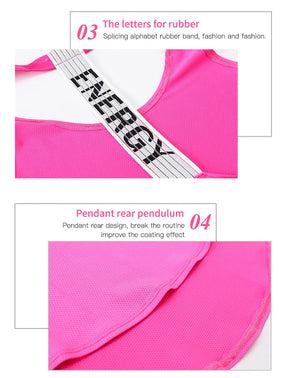 Women Gym Tops Black Sleeveless Yoga Top Women Fitness Shirt Gym Vest Running workout Sports Tops Letter Backless Shirt