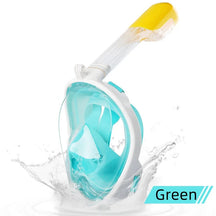 Underwater Scuba Anti Fog Full Face Diving Mask Snorkeling Respiratory Masks Safe Waterproof Swimming Equipment for Adult Kids