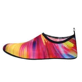 Quick-Dry Water Shoes for Women & Men - Aqua Socks Barefoot Swim Beach Yoga Exercise Pool Camping Gift with Breathable Elastic Fabric and Anti-Slip Sole Watershoes