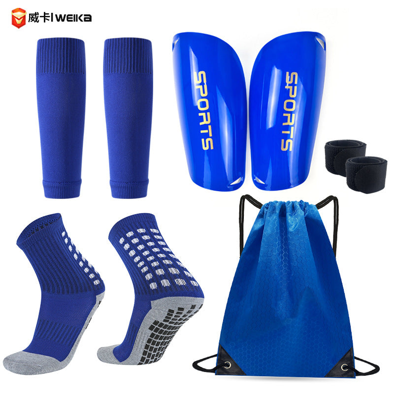 Elite Soccer Bundle - Grip Sock, Shin Guards, Pre-Cut Sock Sleeves, and Shin Guard Straps Bundle – Essential Equipment for Futbol Players