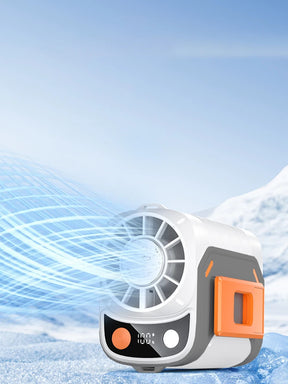 New waist-mounted fan cooling high-temperature outdoor work room welding site portable waist-mounted fan