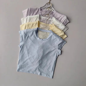Woman Sports Shirt Short Sleeve Yoga Top Mesh T-Shirts Women Fitness Shirt Sportswear Breathable Workout top Loose Gym Clothes
