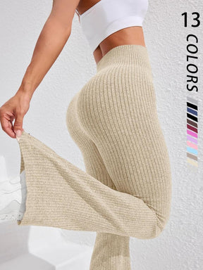 Women's Solid High Waist Sports Leggings, Casual Comfy Breathable Skinny Pants for Yoga Gym Workout Running, Ladies Sportswear for All Seasons, Fitness Summer Bottoms