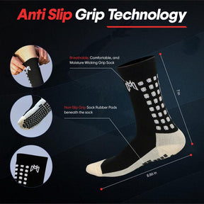 Elite Soccer Bundle - Grip Sock, Shin Guards, Pre-Cut Sock Sleeves, and Shin Guard Straps Bundle – Essential Equipment for Futbol Players