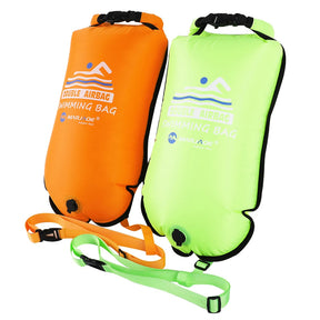 PVC Bucket Inflatable Open Swimming Buoy Tow Float Dry Bag Waterproof Kayaking Boating Swimming Water Sports Bag