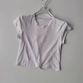 Woman Sports Shirt Short Sleeve Yoga Top Mesh T-Shirts Women Fitness Shirt Sportswear Breathable Workout top Loose Gym Clothes