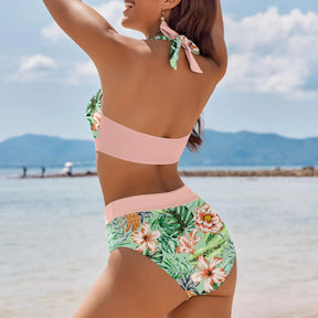Bikini Push Up Swimwear Women Brazilain Biquinis Feminino 2024 Mujer Swimsuit Tanga Swimming Bathing Suit 2 Piece Set Mujer