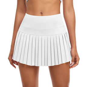 Womens Pleated Sports Skirt High Waisted Tennis Golf Skort Summer Mini Casual Girls Skirt Workout Athletic Skorts with Pockets for Ladies Summer Sportswear