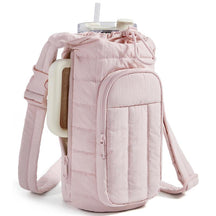 Water Bottle Holder Bag with Strap, 40/32 oz Gym Accessories with Phone Pocket, Sling Bag Purses for Women Drinkware Tumble
