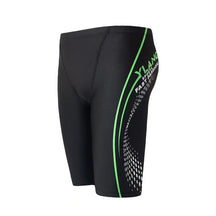 Adult Men's Summer Pure Black Large Size Professional Waterproof Quick Drying Bionic Fabric Sharkskin Swimming Trunks Wholesale