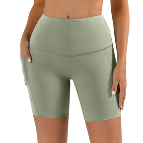 Women Sports Short Yoga Shorts High Waist Breathable Soft Fitness Tight Women Yoga Legging Shorts Cycling Athletic Gym Shorts