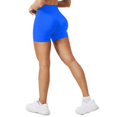 High WaistedBand High-Waisted Seamless Workout Shorts for Women Scrunch Butt Lifting Design Compression Fit Stretchy Breathable Fabric Perfect for Gym Yoga Running or Casual Activewear Sculpt Your Curves and Move with Comfort and Confidence All Day Long