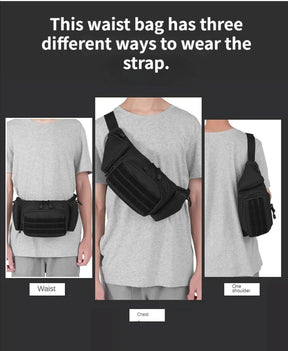 Outdoor Hiking  Waist Running Sports Functional Cycling Bum Multi-functional Tool Shoulder Tactical Waist Pack