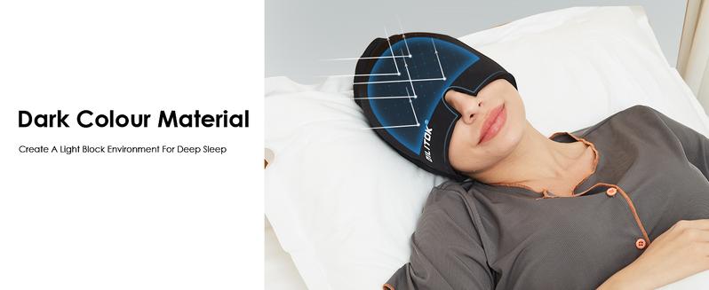 Migraine Headache Cap, Gel lce Head Wrap for Tension and Stress.Suitable for Home breaks, before sleep, office