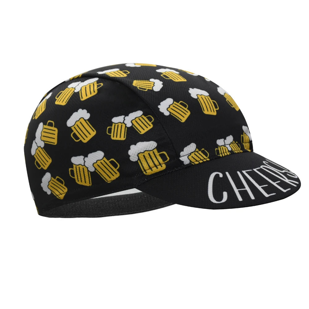 Coffee Ride and Beer Ride Cycling Hat Funny Road Bicycle Cap Donut Bike Headwear Men and Women Gorra Ciclismo
