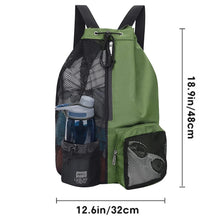 Swim Bag Mesh Drawstring Backpack with Wet Pocket Beach Backpack Swimming Sports Bag for School Swimming Beach Storage Bags
