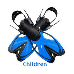 Children's Silicone flippers for men, women and children frog shoes swimming snorkeling equipment