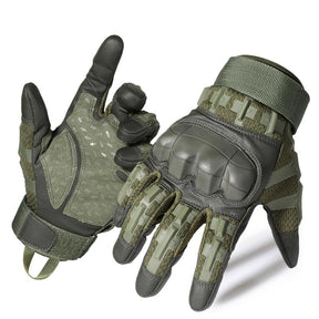 Outdoor Tactical Windproof Sports Gloves, High Sensitivity Touch Screen Pu Leather Outdoor Mountaineering Training Hunting Cycling Gloves, Men Gifts Ideas, Gift for Boyfriend Husband, Gym Accessories, Hobbies Ideas, Motorcycle Riding Gloves