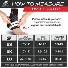 Sleeve Stars Ankle Brace for Sprain | Plantar Fasciitis Relief | Ankle Support for Women & Men | Ankle Compression Sleeve w/ Strap | Achilles Tendonitis Brace, Foot Brace Wrap