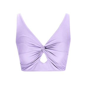Women'S Swimsuit Top Solid Colour Bikini Swimsuit Fashion Gathering Push Up Tankini Swimsuit Sexy Backless Cross Strap Bikini