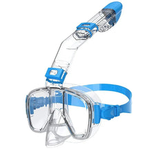 Underwater Snorkeling Half face Face Children Swimming Mask Set Scuba Diving Respirator Masks Anti Fog Safe Breathing for Adult