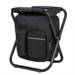 Foldable Camping Chair Backpack, Multifunctional Travel & Fishing Equipment, Outdoor Camping Furniture for Hiking, Beach & Hunting