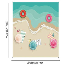 Waterproof Beach Mat Sandproof Travel Mat Portable Lightweight Folding Camping Supplies for Outdoor Camping Hiking Picnic