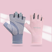 Summer Cycling Gloves Fingerless Fitness Fishing Women Men Spring Gym Breathable Non-slip Yoga Elastic Sport Bicycle Gloves