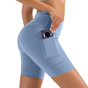 Women Sports Short Yoga Shorts High Waist Breathable Soft Fitness Tight Women Yoga Legging Shorts Cycling Athletic Gym Shorts