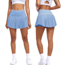 Womens Pleated Sports Skirt High Waisted Tennis Golf Skort Summer Mini Casual Girls Skirt Workout Athletic Skorts with Pockets for Ladies Summer Sportswear